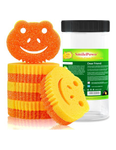 Esponjas de Fregar SmilePowo 5 Unidades Doble Cara Multifuncional