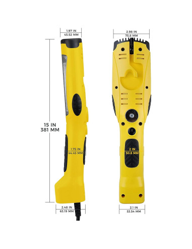 Luz de trabajo LED Aceland 1600 lúmenes 182 cm portátil