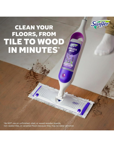 Solución de limpieza para pisos Swiffer PowerMop 3x748ml lavanda