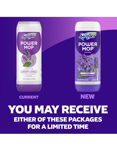 Solución de limpieza para pisos Swiffer PowerMop 3x748ml lavanda