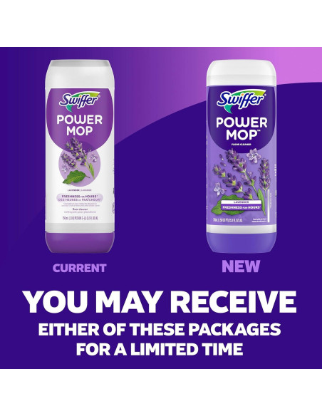 Solución de limpieza para pisos Swiffer PowerMop 3x748ml lavanda