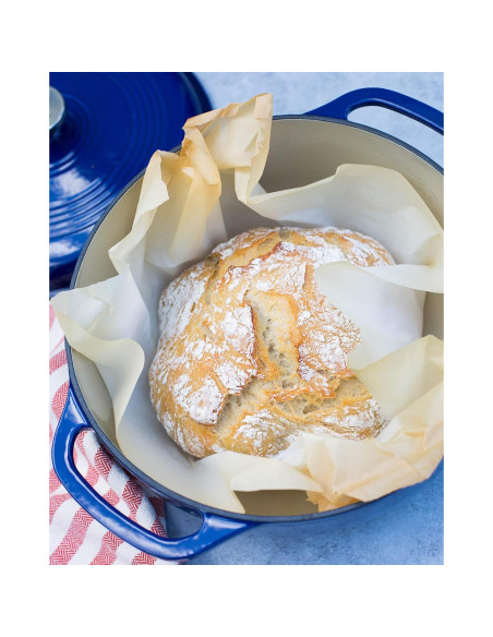 Horno Holandés Lodge Enameled 6 Cuartos Hierro Fundido Índigo Horno Holandés Lodge Enameled 6 Cuartos Hierro Fundido Índigo