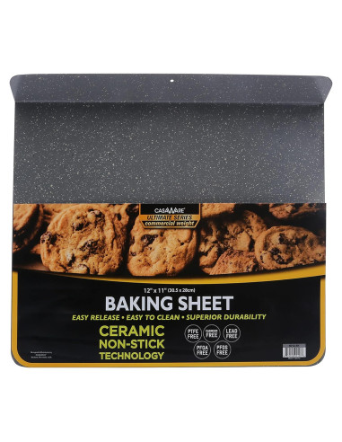 Bandeja para Hornear casaWare 30.5x27.9cm Granito Plateado