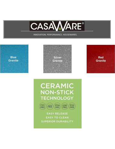 Bandeja para Hornear casaWare 30.5x27.9cm Granito Plateado