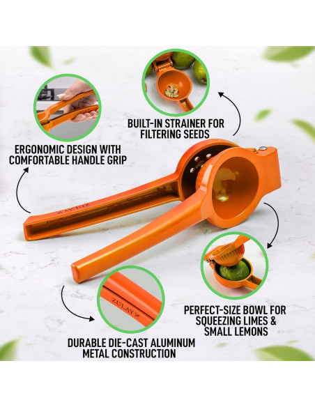 Exprimidor de Limón Zulay Kitchen Naranja Manual 0.05L