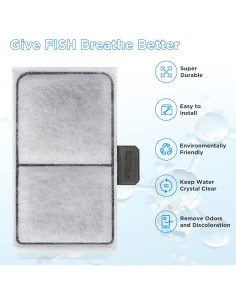 Cartuchos de Filtro HiTauing 8 Piezas para Acuarios 2