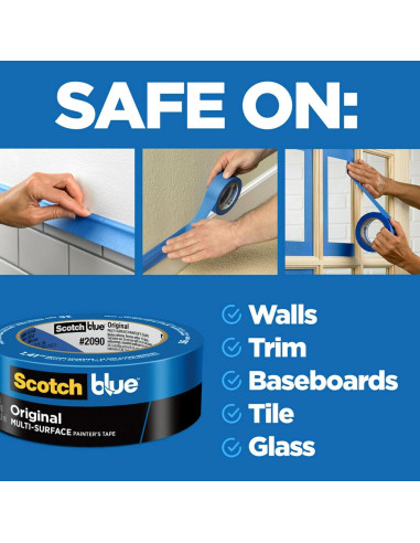 Cinta de Pintura Multi-Superficie ScotchBlue 2.39 cm 4 Rollos
