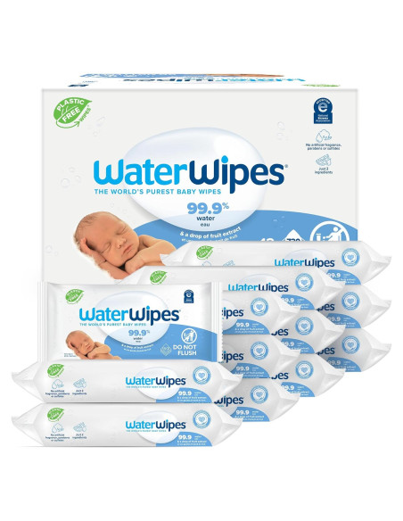 Toallitas Húmedas WaterWipes Sensitive+ 720 Unidades para Bebés