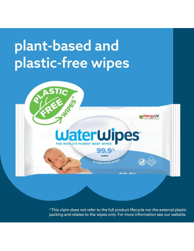 Toallitas Húmedas WaterWipes Sensitive+ 720 Unidades para Bebés