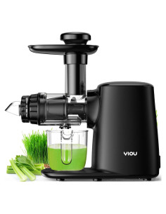 Exprimidor Lento YIOU SJ-Negro 0.6L BPA Libre Silencioso