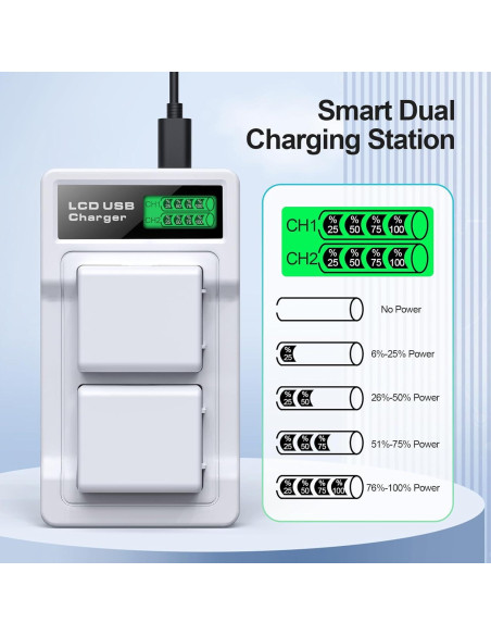 Paquete de 2 Baterías Recargables Topwowe A-4a para Arlo Pro 5S 2K