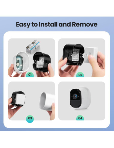 Paquete de 2 Baterías Recargables Topwowe A-4a para Arlo Pro 5S 2K