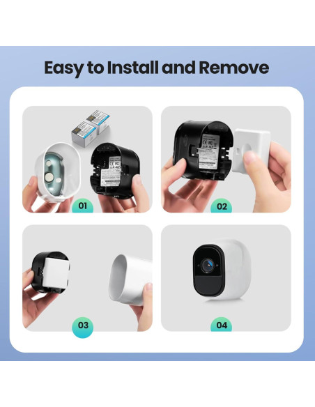 Paquete de 2 Baterías Recargables Topwowe A-4a para Arlo Pro 5S 2K