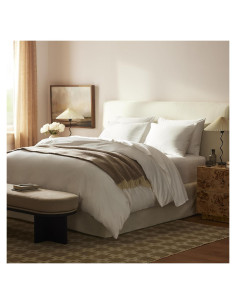 Juego de Sábanas de Lujo Brooklinen 4 Piezas Doble Blanco