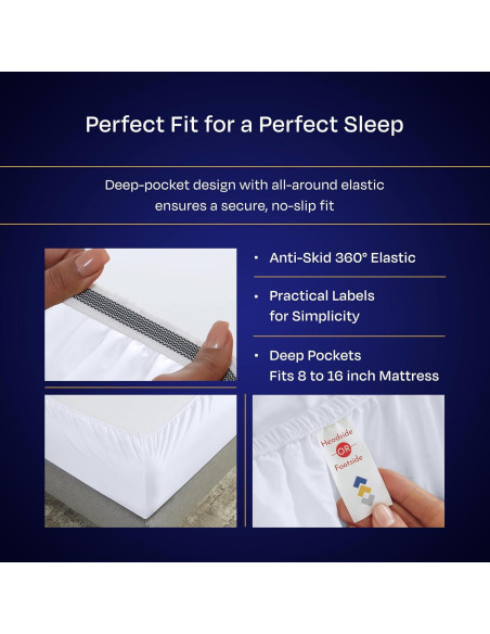 Conjunto de Sábanas King California Design Den 1000 Hilos Sateen