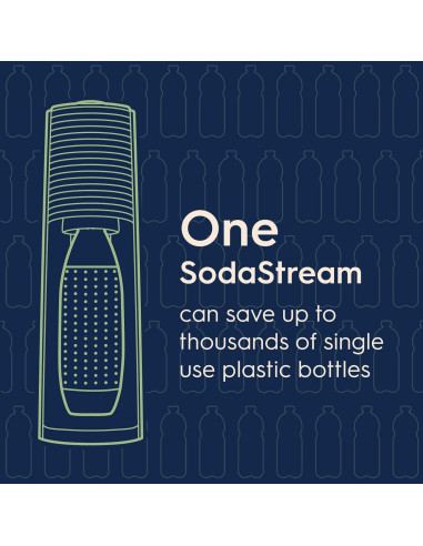 SodaStream E-TERRA Fabricador de Soda Eléctrico Negro 60L