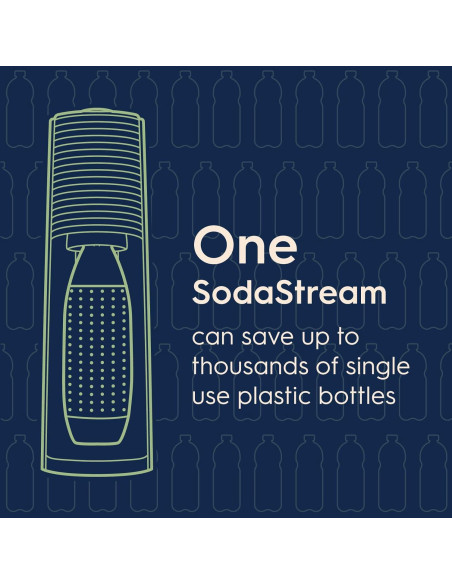 SodaStream E-TERRA Fabricador de Soda Eléctrico Negro 60L