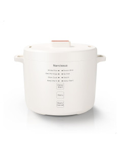 Olla Arrocera Multifuncional Narcissus 3.5 Tazas Blanca