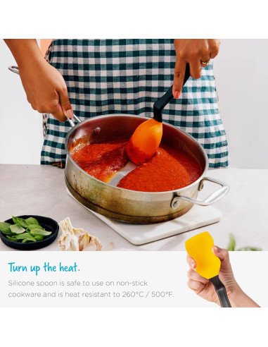 Cuchara de Silicona Antiadherente Dreamfarm Supoon 28 cm Amarillo