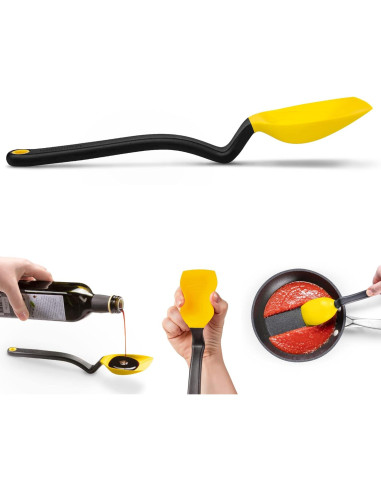 Cuchara de Silicona Antiadherente Dreamfarm Supoon 28 cm Amarillo