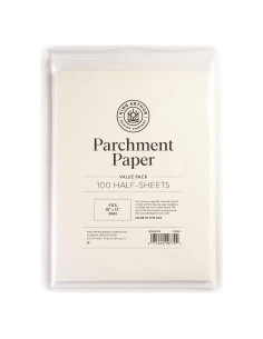 Hojas de papel pergamino precortadas King Arthur 100 unidades