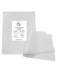 Paquete de 100 Hojas de Papel Pergamino Worthy Liners 21.6x27.9cm