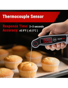 Termómetro Digital de Carne ThermoPro TP19 Impermeable 300C 2