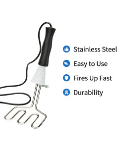 Encendedor de Carbón Eléctrico 600W Stanbroil para Parrillas 2