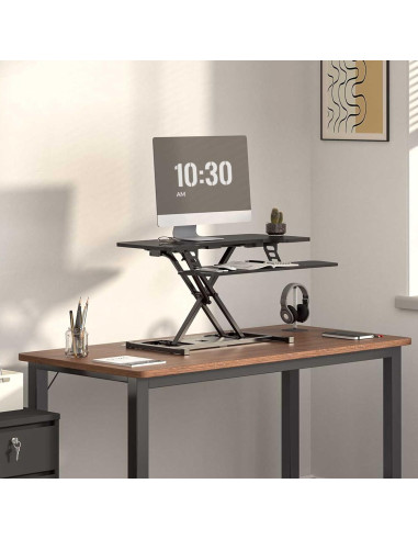 Convertidor de Escritorio Ajustable FLEXISPOT MT137 91 cm Negro