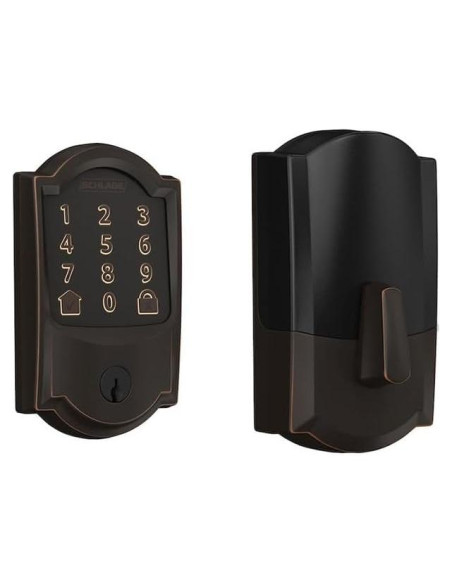 Cerradura Inteligente Schlage BE489WBCCAM716 Bronce Envejecido