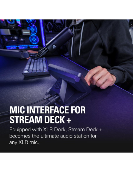 Interfaz de Audio Elgato XLR Dock para Stream Deck + USB
