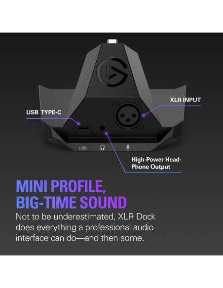 Interfaz de Audio Elgato XLR Dock para Stream Deck + USB