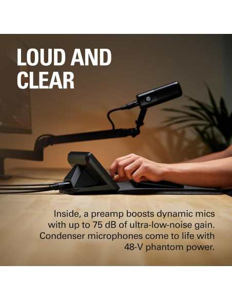 Interfaz de Audio Elgato XLR Dock para Stream Deck + USB