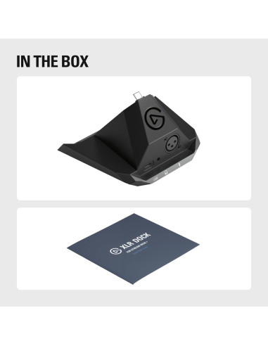 Interfaz de Audio Elgato XLR Dock para Stream Deck + USB