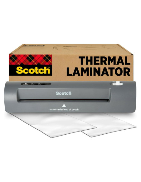 Laminadora Térmica Scotch TL901X 23 cm, Gris, 1.30 kg