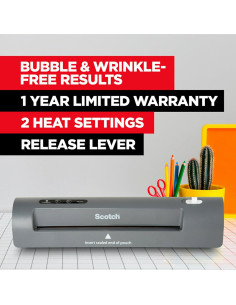 Laminadora Térmica Scotch TL901X 23 cm, Gris, 1.30 kg 2