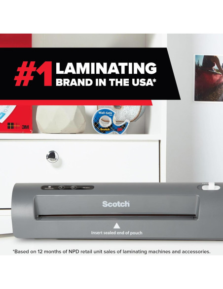 Laminadora Térmica Scotch TL901X 23 cm, Gris, 1.30 kg