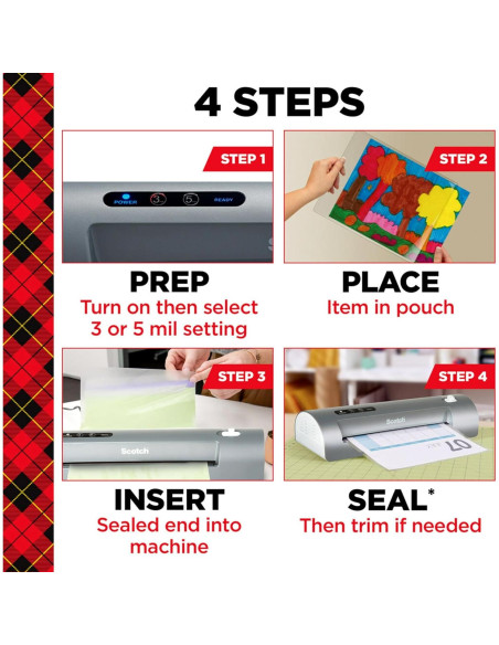 Laminadora Térmica Scotch TL901X 23 cm, Gris, 1.30 kg