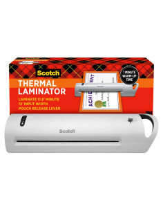Laminadora Térmica Scotch TL1302Z 33 cm para Proyectos Grandes