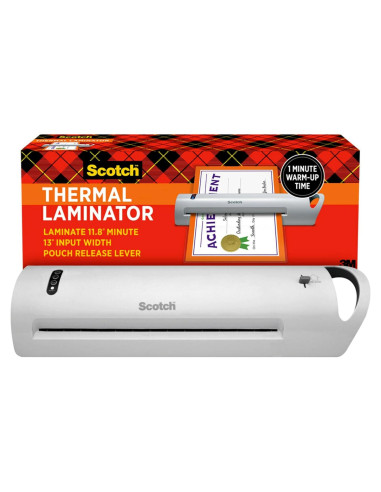 Laminadora Térmica Scotch TL1302Z 33 cm para Proyectos Grandes