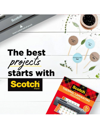 Laminadora Térmica Scotch TL1302Z 33 cm para Proyectos Grandes