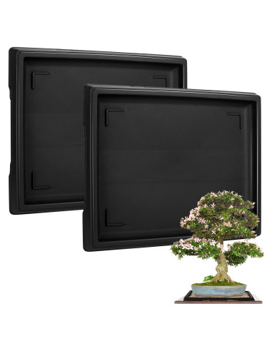 Bandeja de Humedad Pinkunn para Bonsai 39.8x33 cm 2 Pcs