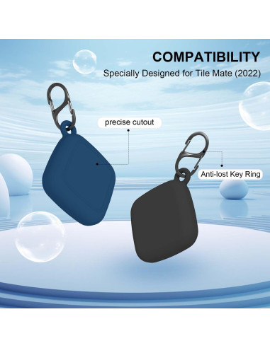 Funda de Silicona Impermeable para Tile Mate 2022 - 2 Pack