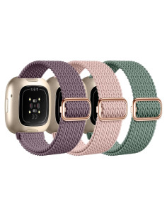 Banda Elástica Trenzada para Fitbit Versa 4/3/Sense 2 - Suave