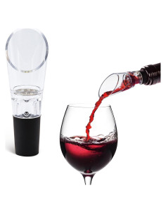 Juego de 2 Aeradores de Vino Aertyzeen - Sin Goteo, 36g