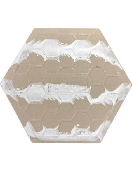 Azulejos Hexagonales Tenedos Porcelana Azul Real 20 Piezas