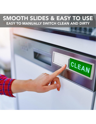 Imán de Lavavajillas Limpio Sucio Setter Home 17.78x5.08cm