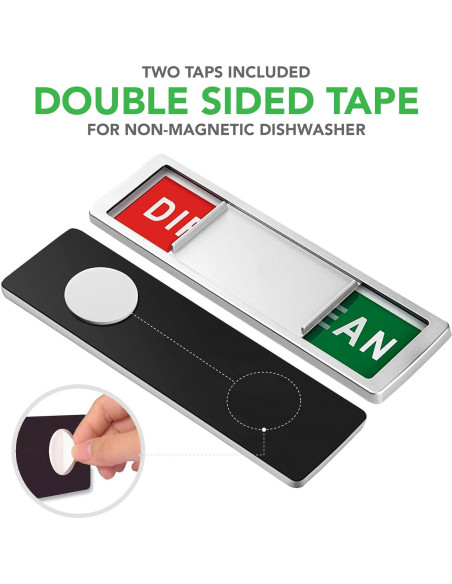 Imán de Lavavajillas Limpio Sucio Setter Home 17.78x5.08cm