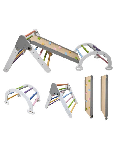 Conjunto de Escalada Triangular Avrlp 7 en 1 para Niños