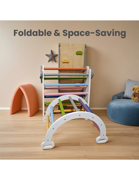 Conjunto de Escalada Triangular Avrlp 7 en 1 para Niños